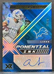 Amon Ra St. Brown #XPI-ARS Football Cards 2022 Panini XR X Ponential Ink Autograph Prices