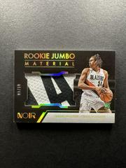Jabari Walker [Prime] #RJM-JWK Basketball Cards 2022 Panini Noir Rookie Jumbo Material Prices