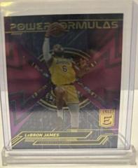 LeBron James [Purple] #17 Basketball Cards 2022 Panini Donruss Elite Power Formulas Prices