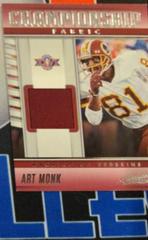 Art Monk #CF-10 Football Cards 2023 Panini Absolute Championship Fabric Prices