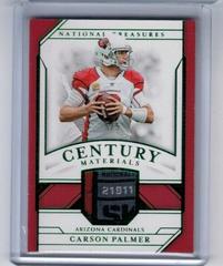 Carson Palmer [Emerald] Football Cards 2018 National Treasures Century Materials Prices