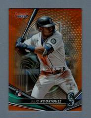 Julio Rodriguez [Orange] #23 Baseball Cards 2022 Bowman's Best Prices