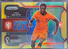 Tyrell Malacia [Gold] Soccer Cards 2022 Panini Prizm World Cup New Era Prices