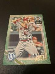 Mike Trout [Green] #1 Baseball Cards 2018 Topps Gypsy Queen Prices