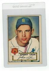 Johnny Lipon Baseball Cards 1952 Topps Prices