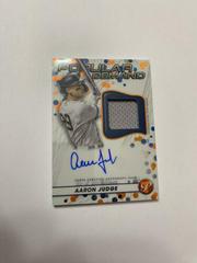 Aaron Judge [Orange] Baseball Cards 2023 Topps Pristine Popular Demand Autograph Relic Prices