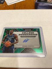 Adama Sanogo [Choice Green] #CP-ADS Basketball Cards 2023 Panini Prizm Draft Picks College Penmanship Autographs Prices