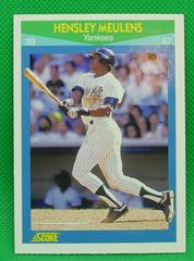Hensley Meulens #53 Baseball Cards 1990 Score Rising Stars Prices