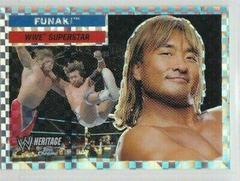 Funaki [Xfractor] #38 Wrestling Cards 2006 Topps Heritage Chrome WWE Prices