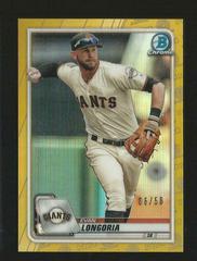 Evan Longoria [Gold Refractor] #42 Baseball Cards 2020 Bowman Chrome Prices