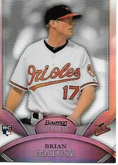 Brian Matusz #15 Baseball Cards 2010 Bowman Sterling Prices