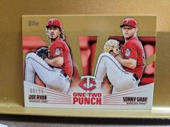 Joe Ryan, Sonny Gray [Gold] #12P-12 Baseball Cards 2023 Topps One Two Punch Prices
