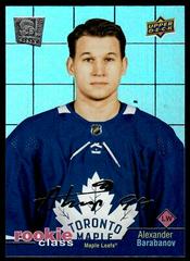 Alexander Barabanov [Spectrum Autograph] #RC-4 Hockey Cards 2020 Upper Deck Rookie Class Se Prices