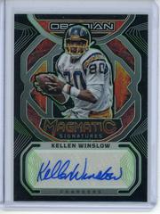 Kellen Winslow [Electric Etch Green] #24 Football Cards 2023 Panini Obsidian Magmatic Signature Prices