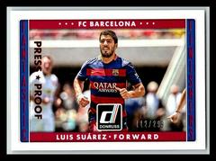 Luis Suarez [Bronze Press Proof] Soccer Cards 2015 Panini Donruss Fantastic Finishers Prices