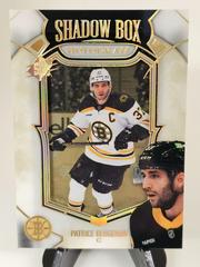 Patrice Bergeron [Gold Spectrum] Hockey Cards 2022 SPx Shadow Box Prices
