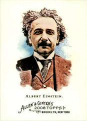Albert Einstein #19 Baseball Cards 2008 Topps Allen & Ginter Prices