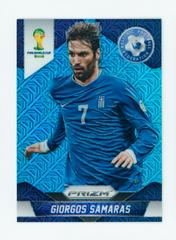 Giorgos Samaras [Blue Pulsar] #103 Soccer Cards 2014 Panini Prizm World Cup Prices