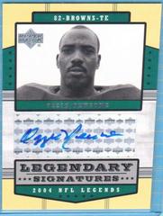 Ozzie Newsome #LS-ON Football Cards 2004 Upper Deck Legends Legendary Signatures Prices