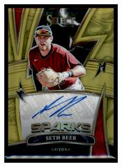 Seth Beer [Gold] #SS-SE Baseball Cards 2022 Panini Select Sparks Signatures Prices