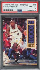 Chris Webber #15 Basketball Cards 1993 Ultra All-Rookies Prices