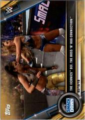 The Iiconics def. The Boss 'n' Hug Connection [Gold] #18 Wrestling Cards 2020 Topps WWE Women's Division Prices
