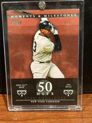 Alex Rodriguez [183 Hits Black] #35 Baseball Cards 2007 Topps Moments & Milestones Prices