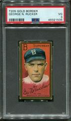 George N. Rucker Baseball Cards 1911 T205 Gold Border Prices