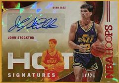 John Stockton [Red] #HS-JST Basketball Cards 2021 Panini Hoops Hot Signatures Prices