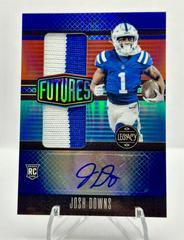 Josh Downs [Sapphire] #FAPS-25 Football Cards 2023 Panini Legacy Futures Patch Autographs Prices