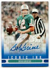 Bob Griese [Blue] Football Cards 2022 Panini Absolute Iconic Ink Autographs Prices