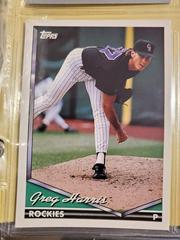 Greg Harris #18 Baseball Cards 1994 Topps Prices