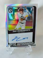 Jake Cronenworth [Holo] Baseball Cards 2021 Panini Donruss Optic Autographs Prices