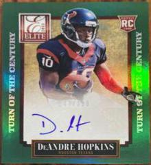 DeAndre Hopkins [Turn of the Century Autograph] #125 Football Cards 2013 Panini Elite Prices