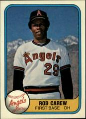 Rod Carew #268 Baseball Cards 1981 Fleer Prices