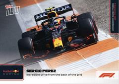 Sergio Perez #49 Racing Cards 2021 Topps Now Formula 1 Prices