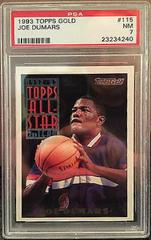 Joe Dumars #115 Basketball Cards 1993 Topps Gold Prices