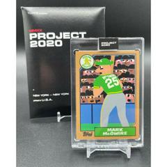 Mark McGwire #28 Baseball Cards 2020 Topps Project 2020 Prices