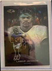 Lamar Jackson #P-8 Football Cards 2022 Panini Prizm Profiles Prices