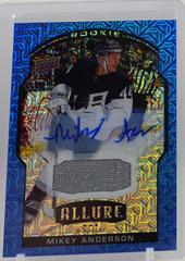 Mikey Anderson [Blue Line Autograph Jersey] #83 Hockey Cards 2020 Upper Deck Allure Prices