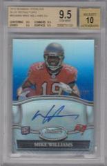 Mike Williams [Blue Refractor] #BSAMW Football Cards 2010 Bowman Sterling Autographs Prices