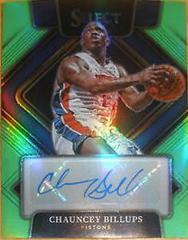Chauncey Billups [Green Prizm] #SG-CBL Basketball Cards 2021 Panini Select Signatures Prices