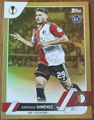 Santiago Gimenez [Gold] #153 Soccer Cards 2022 Topps UEFA Club Competitions Prices