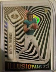 Trevor Lawrence [Black] Football Cards 2021 Panini Illusions Illusionists Prices