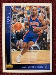 Alvin Robertson #126 Basketball Cards 1993 Upper Deck Prices