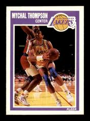 Mychal Thompson Basketball Cards 1989 Fleer Prices