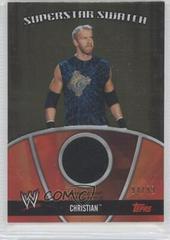 Christian [Gold] Wrestling Cards 2010 Topps WWE Superstar Swatches Prices