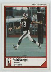 Ken Clark Football Cards 1984 Jogo CFL Prices