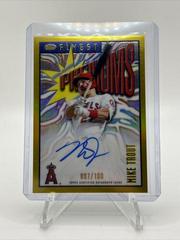 Mike Trout [Autograph] #173 Baseball Cards 2023 Topps Finest Flashbacks Prices