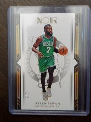 Jaylen Brown [Holo Gold] #100 Basketball Cards 2022 Panini Noir Prices